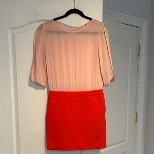 Chic Pink and Red Dress